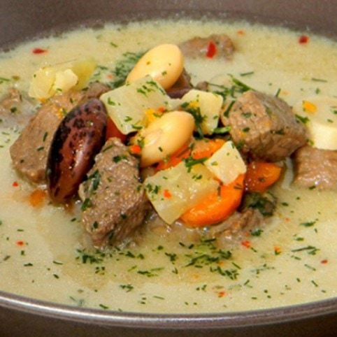 Kapros-tejszínes bárányraguleves recept recept