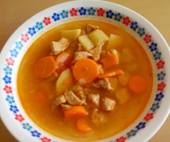 Gulyásleves sertéscombból recept