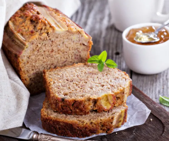 Csokis-diós banánkenyér recept