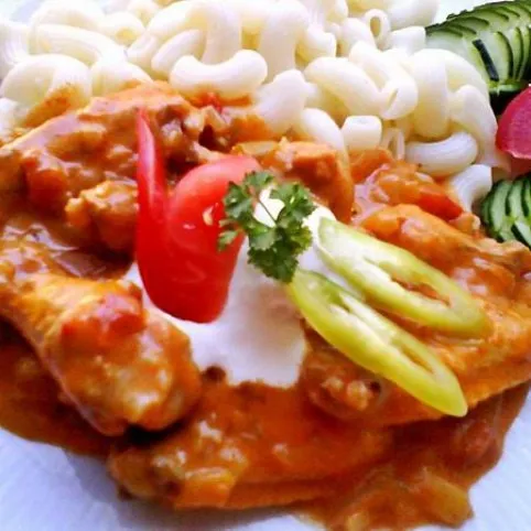 Csirkepaprikás szárnyból recept