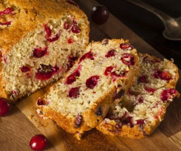 Fahéjas-áfonyás gyümölcskenyér (cukormentes recept) recept