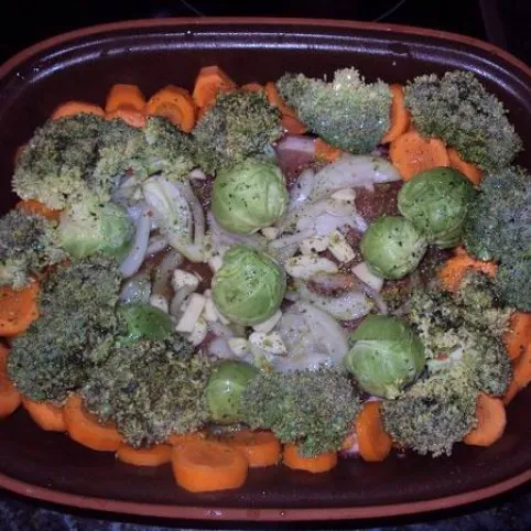 Római tálban sült sertéscomb recept