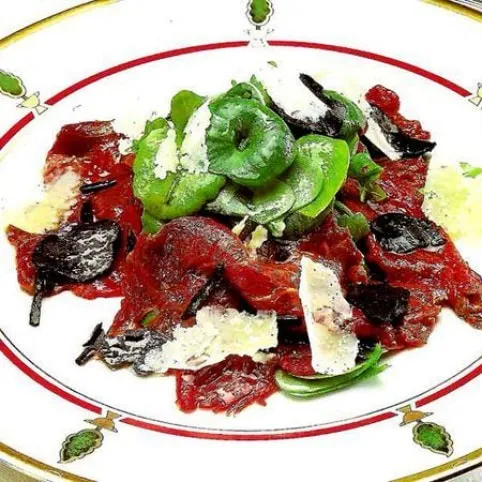 Bélszín carpaccio szarvasgombával recept