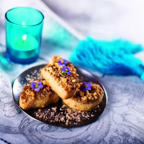 Diós sós aprósütemény recept