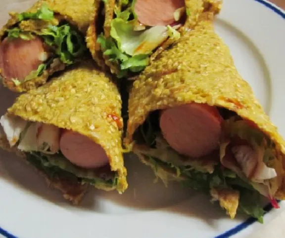 Tortillás hot-dog recept