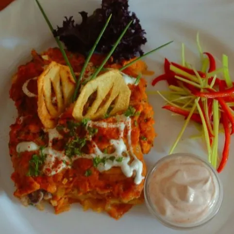 Csirkeszárny burgonyaágyon recept