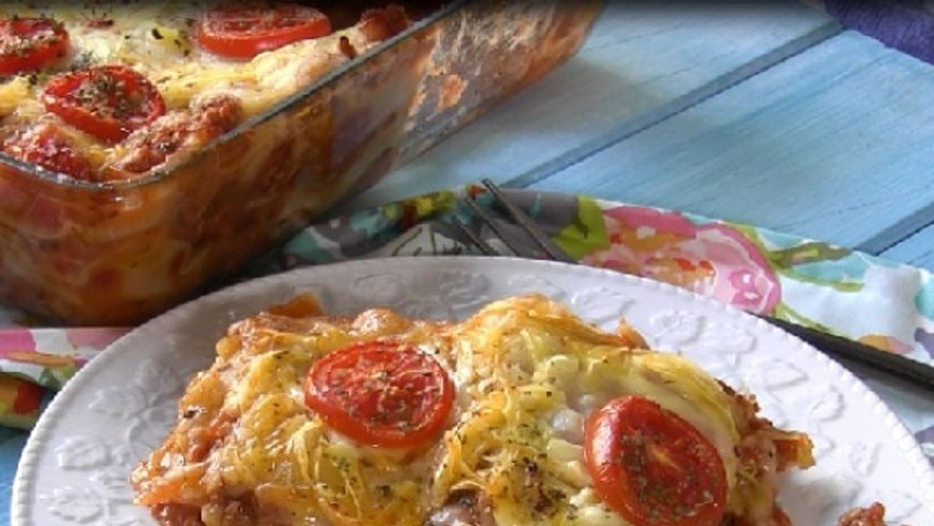 Lasagne laktózmentesen gluténmentesen