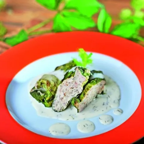 Töltött fejes saláta recept