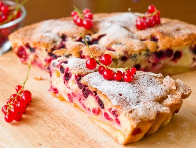 Ribizlis-mascarponés pite recept