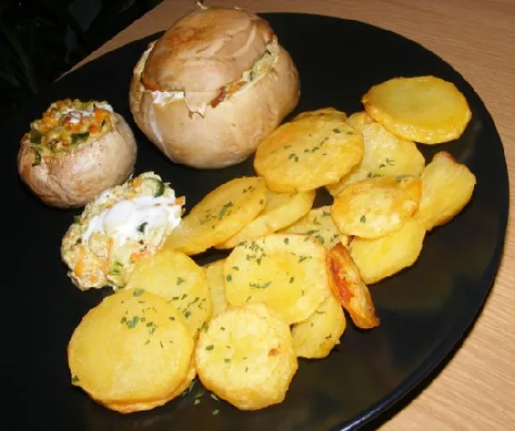 Zöldségraguval töltött pöfeteg (glutén- és laktózmentes) recept