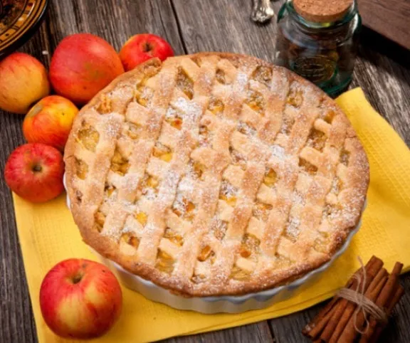 Holland almás pite recept