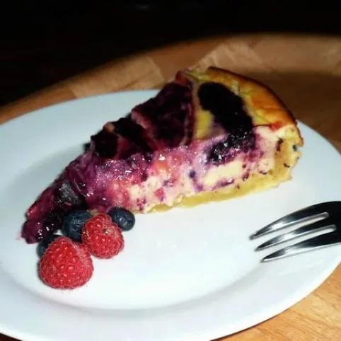 Márványos gyümölcsös pite recept