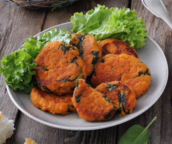 Édesburgonya fasírt recept