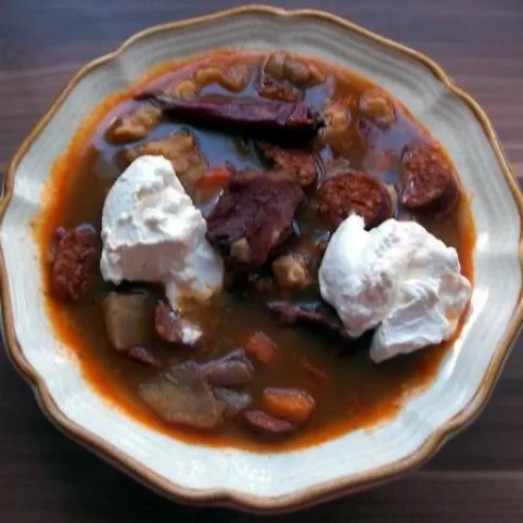 Jókai bableves csipetkével recept