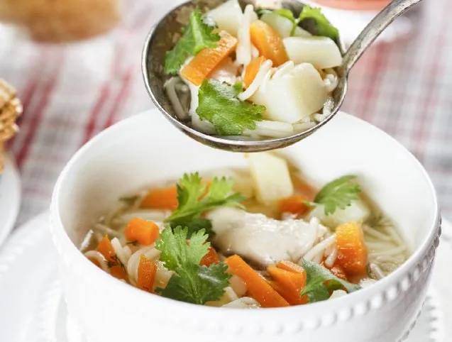 Habart csirkeraguleves recept