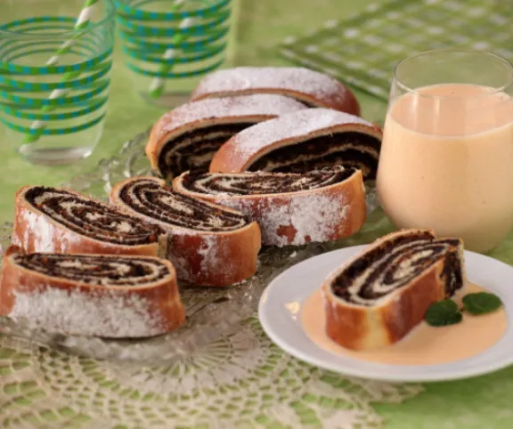 Kelt tésztás tökös-mákos rétes recept