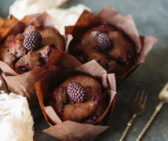 Csokis-szedres muffin recept