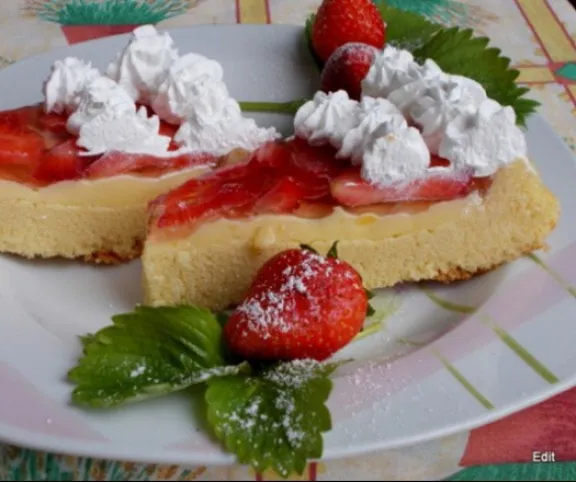 Hagyományos epres gyümölcstorta recept