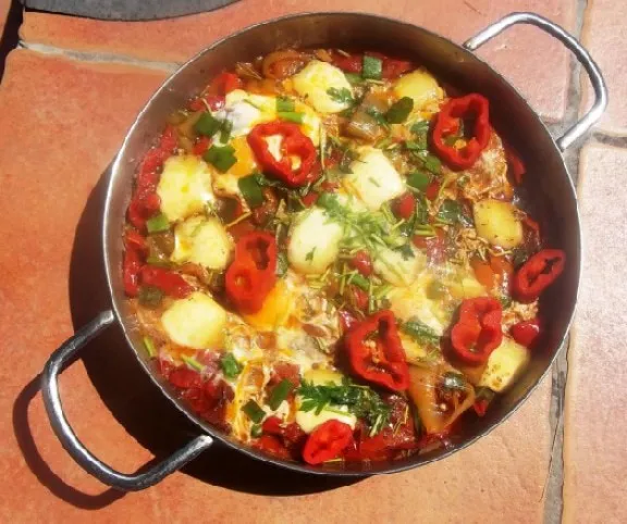 Török lecsó (Menemen) recept