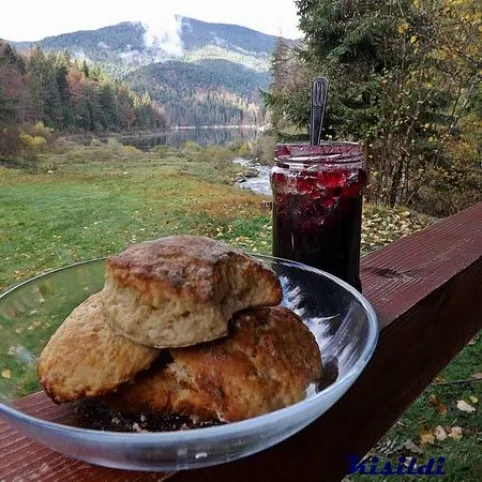 Banános scones recept