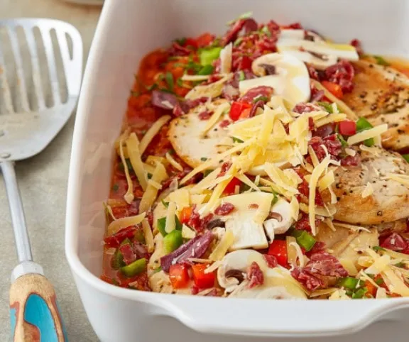 Sült csirkés pizzaiola recept