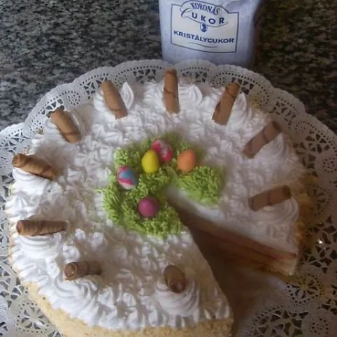 Ünnepi borhabtorta recept