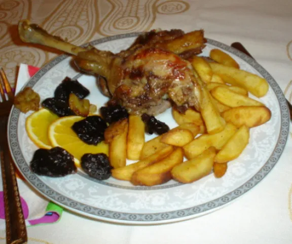 Libasült aszalt és friss gyümölcsökkel recept