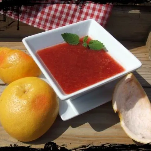 Grapefruit lekvár vaníliával és konyakkal recept