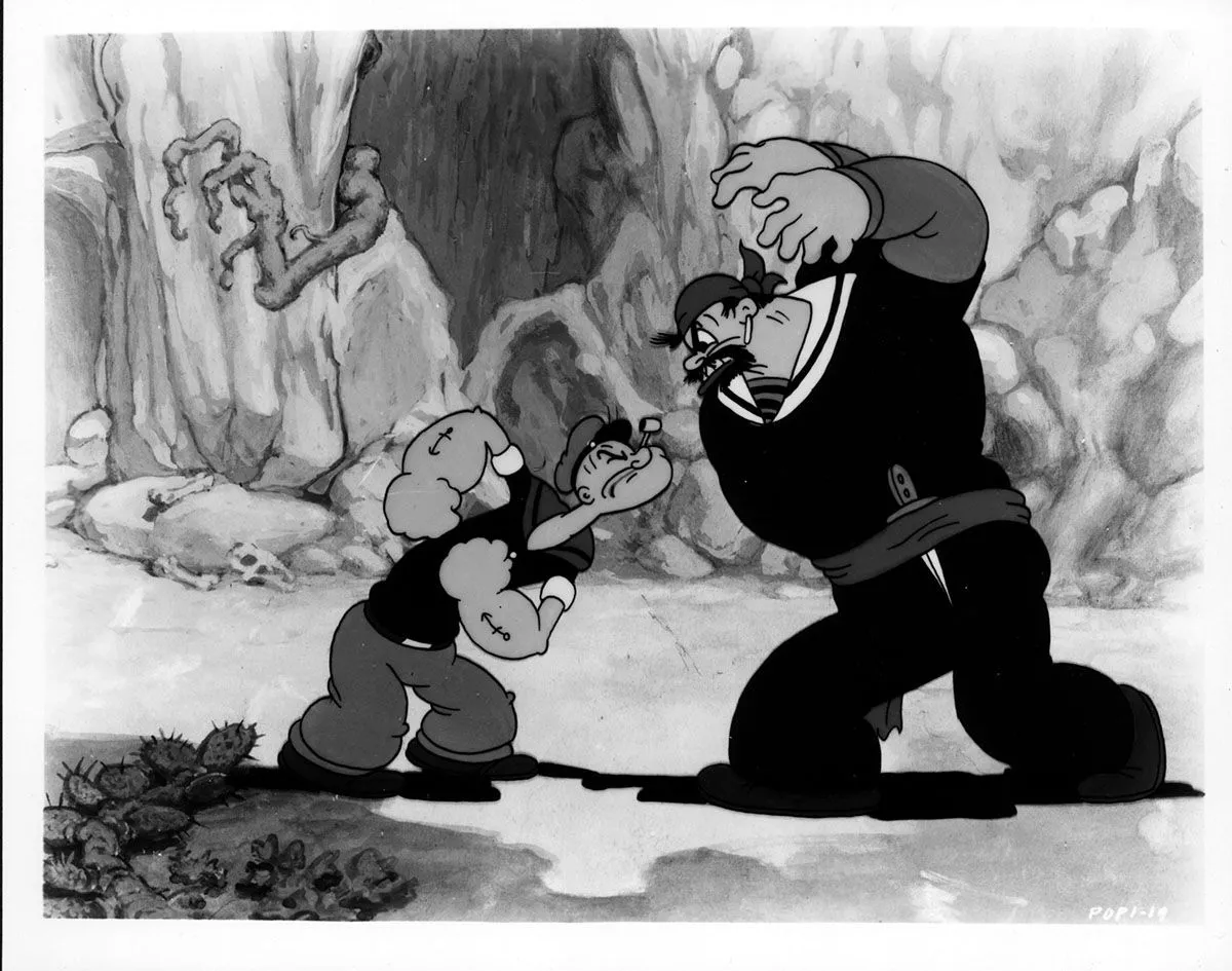 Popeye, akinek minden spenót konzerv után csak úgy duzzadtak az izmai /Fotó: Profimedia