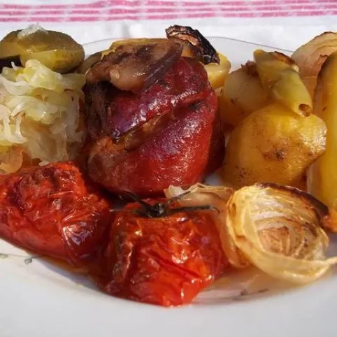 Sörös füstölt csülök velesült krumplival recept