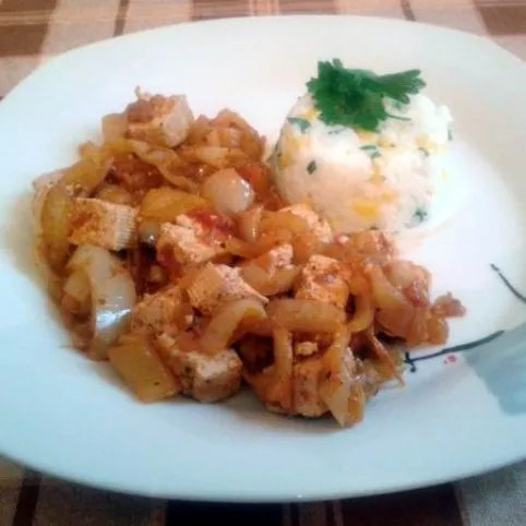 Lecsós tofu recept
