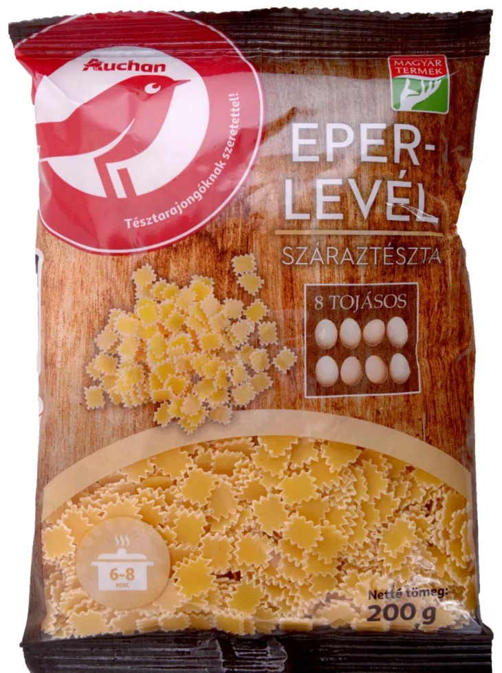 Auchan 8 tojásos eperlevél 200 g (Fotó: Auchan)