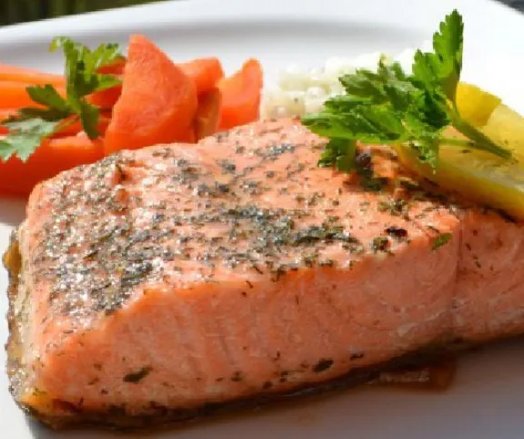 Párolt lazacszelet recept