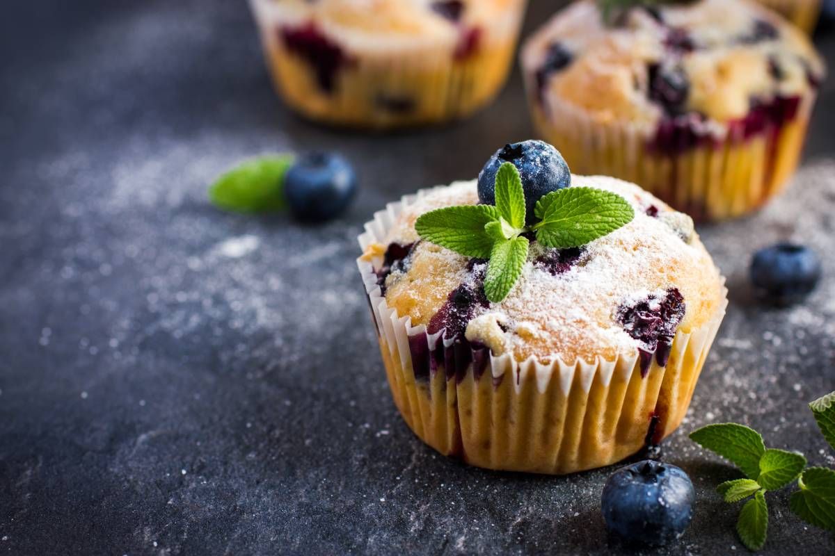 A klasszikus muffint dobd fel egy adag áfonyával (Fotó: Shutterstock)