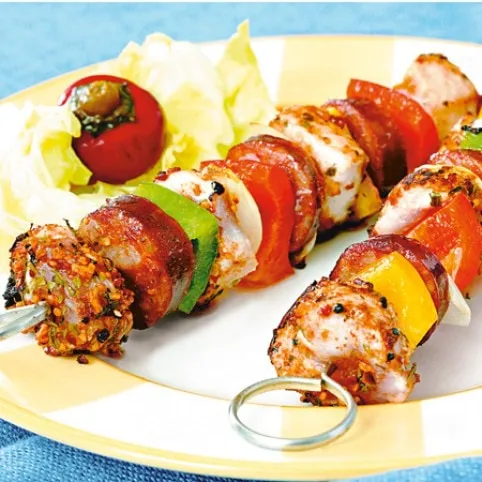Kolbászos grillfalatkák recept
