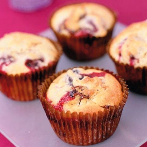 Isteni cseresznyés-csokis muffin recept