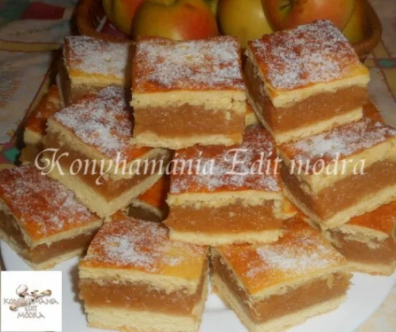 Pihe-puha almás pite recept