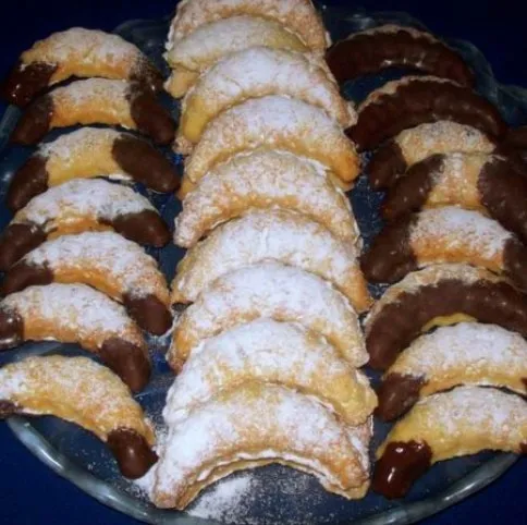 Vaníliás kifli (formában sütve) recept