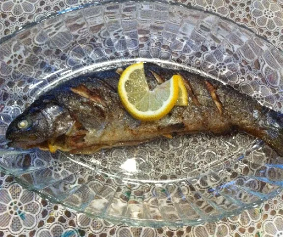 Citrommal sült pisztráng  (paleo recept) recept