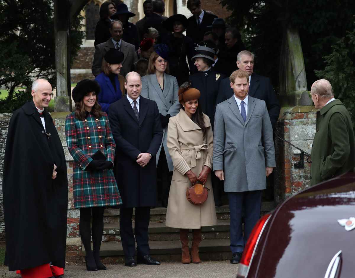 Harry herceg (jobbra) felesége, Meghan Markle 2017-ben karácsonyozott először a királyi családdal /Fotó: Northfoto