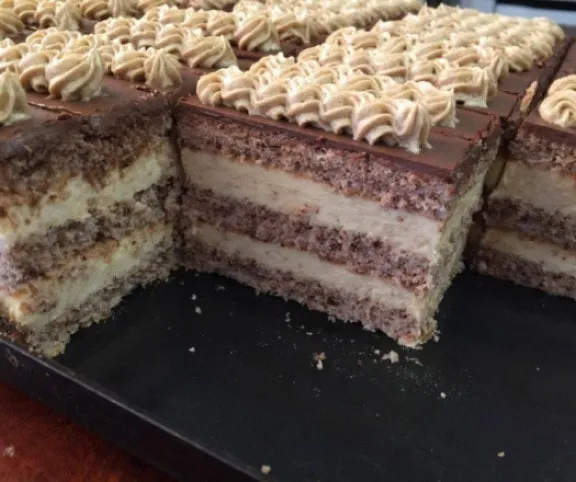 Diós szelet Eta módra  recept