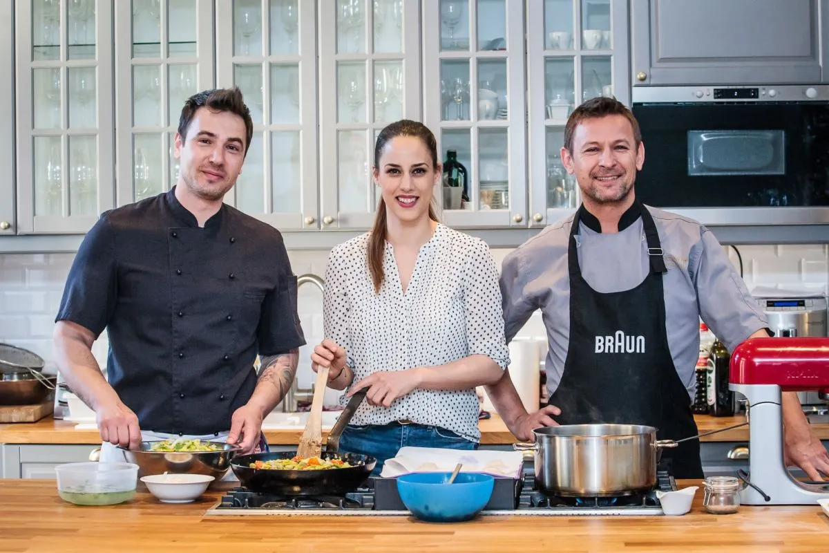 Lánczos Sandor séf, Trokán Anna és Magos Zoltan