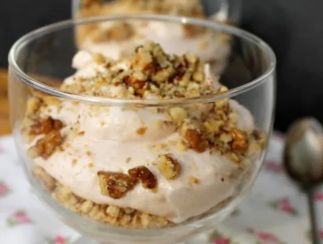 Birsalmahab pirított dióval és kekszmorzsával recept