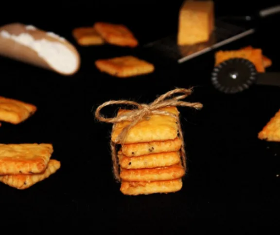 Ropogós sós keksz recept