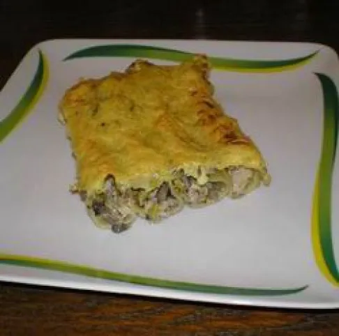 Tejfölös-fokhagymás-csirkés cannelloni recept