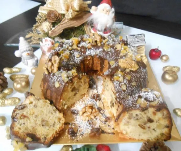 Ünnepi gyümölcskenyér recept