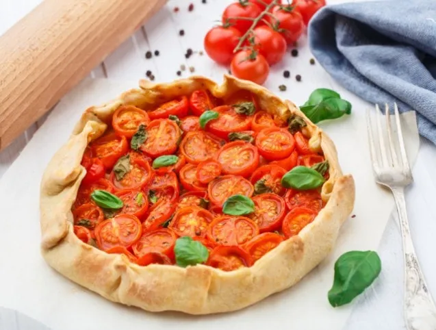 Paradicsomos francia pite (galette) recept