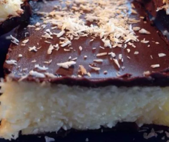 Bounty szelet sütés nélkül recept