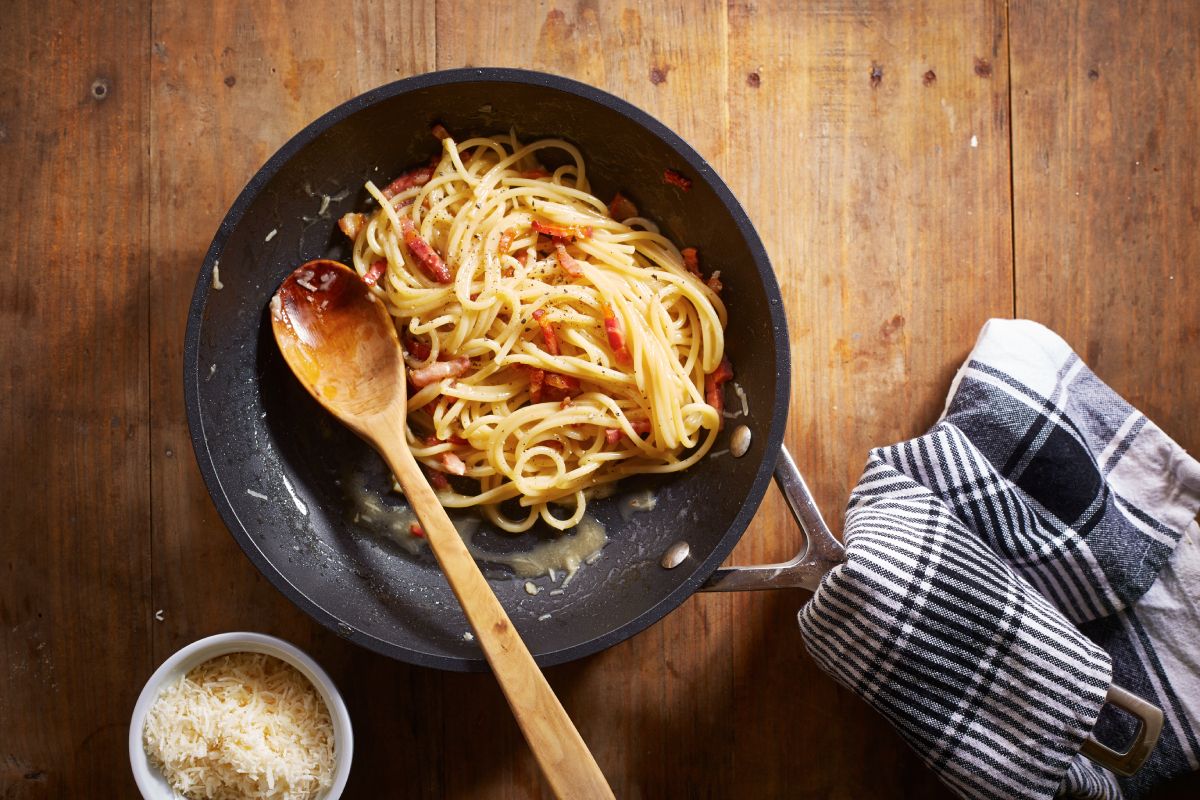 Carbonara spagetti (eredeti recept)