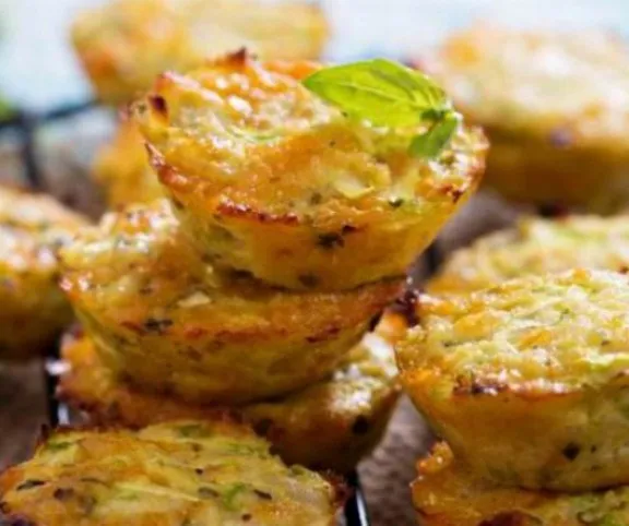 Cukkinis muffin  recept